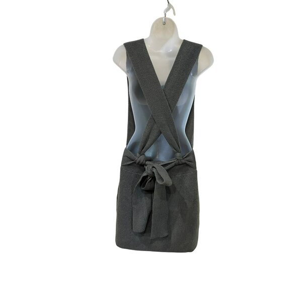 Free People Beach Orchid Convertible Low Back Ribbed Sweater Dress Olive Size Sm - Picture 3 of 11